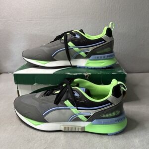 Puma Mirage Tech Men Lifestyle Sneakers New Grey Green Castlerock 381118-01 SZ14